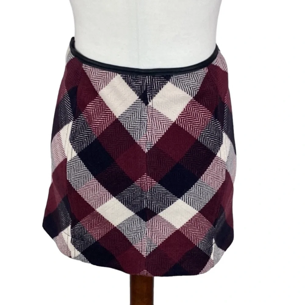 Free People Plaid Short Skirt